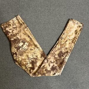 Kryptek Leggings Womens Small Brown Camo Highlander Compression Hunting Outdoor
